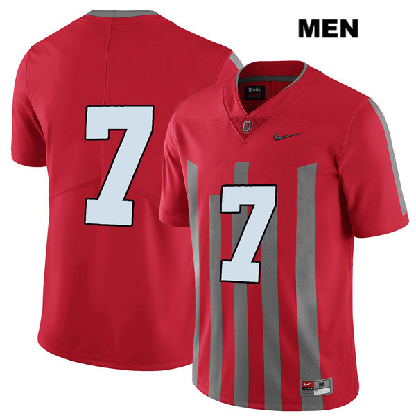 Ohio State Buckeyes Men's Dwayne Haskins #7 Red Authentic Nike Elite No Name College NCAA Stitched Football Jersey AL19Q08IL